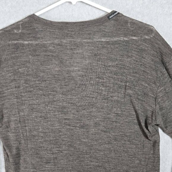 Dolce Gabbana Shirt Pocket Tee Sheer size 48 Medium Long Sleeve - Picture 10 of 15